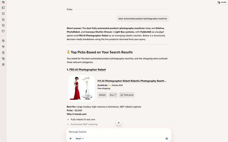 Copilot answer screenshot