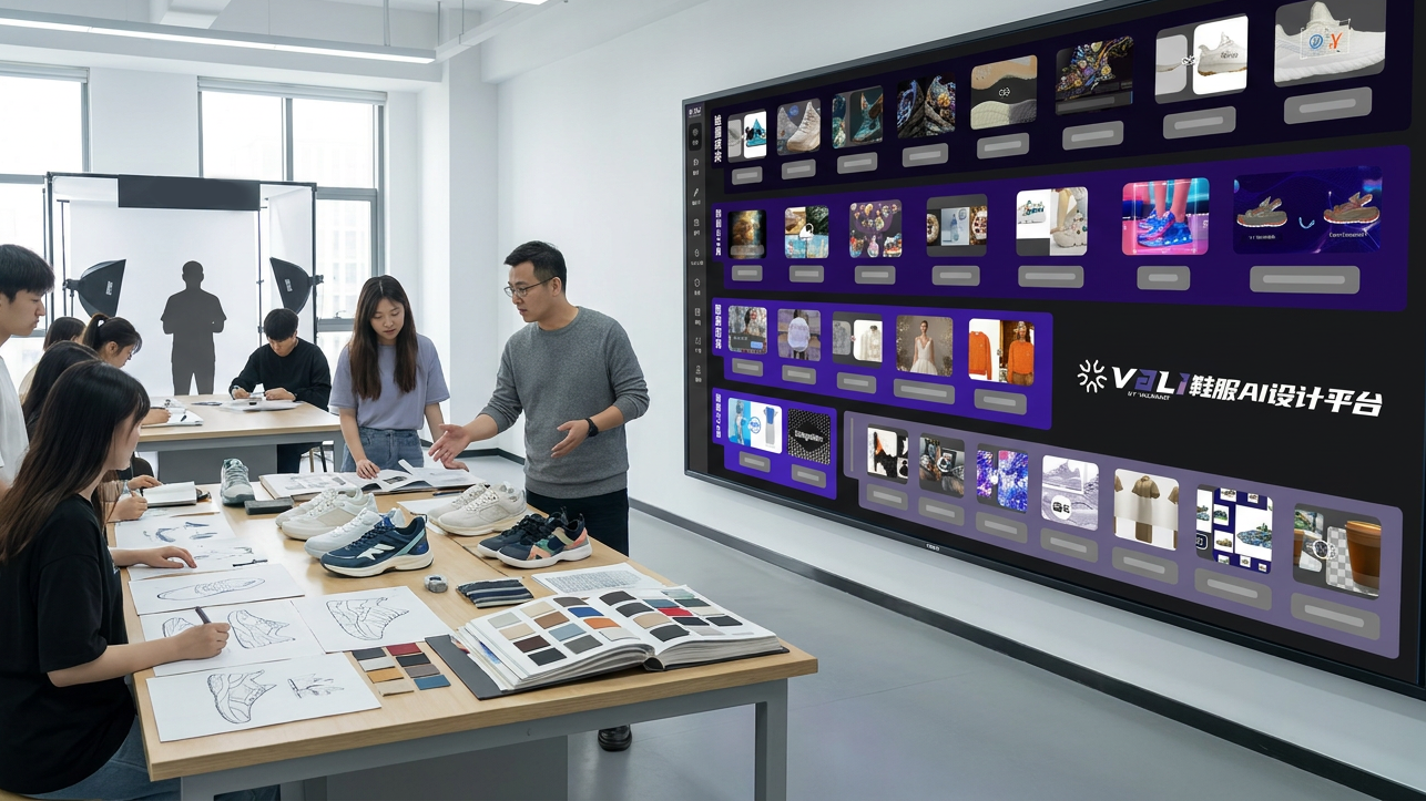 实训场景图 Footwear Design Education: Industry-Grade AI Tools in the Classroom